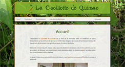 Desktop Screenshot of lacueillettedequinsac.com