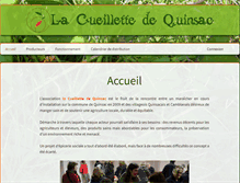 Tablet Screenshot of lacueillettedequinsac.com